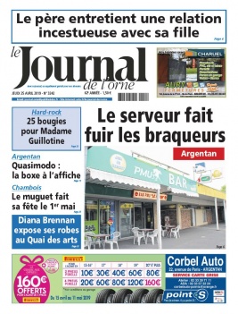 Le Journal de L'Orne N°3242 du 25 avril 2019 à télécharger sur iPad