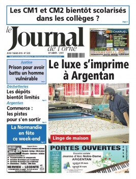 Le Journal de L'Orne N°3235 du 07 mars 2019 à télécharger sur iPad