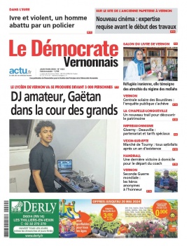 Lisez Le Démocrate Vernonnais du 09 mai 2024 sur ePresse.fr
