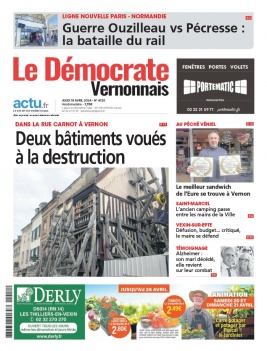 Lisez Le Démocrate Vernonnais du 18 avril 2024 sur ePresse.fr