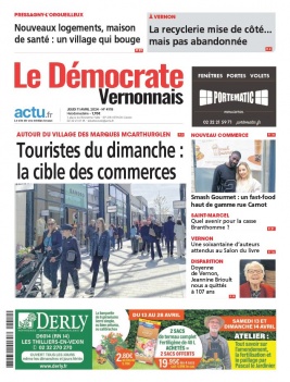 Lisez Le Démocrate Vernonnais du 11 avril 2024 sur ePresse.fr