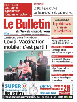 Le Bulletin de Darnétal N°3943 du 02 mars 2021 à télécharger sur iPad