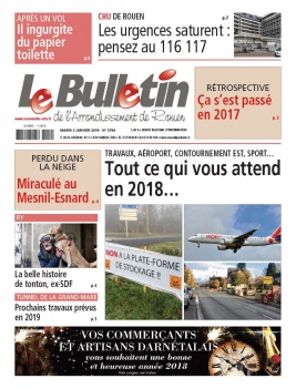 Le Bulletin de Darnétal N°3784 du 02 janvier 2018 à télécharger sur iPad