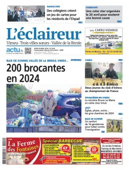 Lisez L'Éclaireur Gamaches du 18 avril 2024 sur ePresse.fr