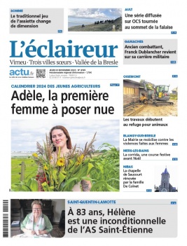 Adèle pose nue dans le calendrier 2024 des Jeunes Agriculteurs de