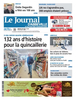 Le Journal d'Abbeville N°4100 du 22 mai 2024 à télécharger sur iPad
