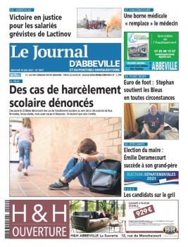 Le Journal d'Abbeville N°3947 du 16 juin 2021 à télécharger sur iPad