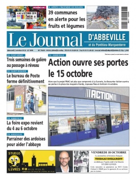 Le Journal d'Abbeville N°3858 du 02 octobre 2019 à télécharger sur iPad