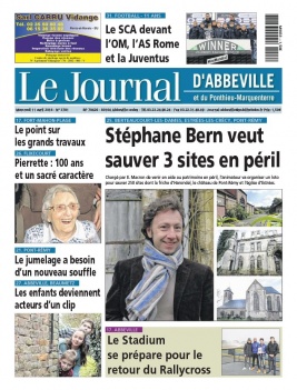 Le Journal d'Abbeville N°3781 du 11 avril 2018 à télécharger sur iPad