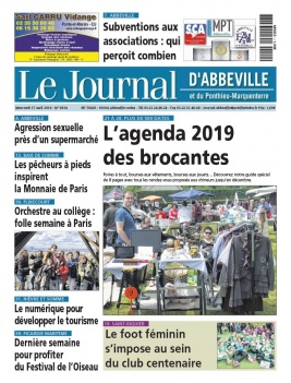 Le Journal d'Abbeville N°3834 du 17 avril 2019 à télécharger sur iPad
