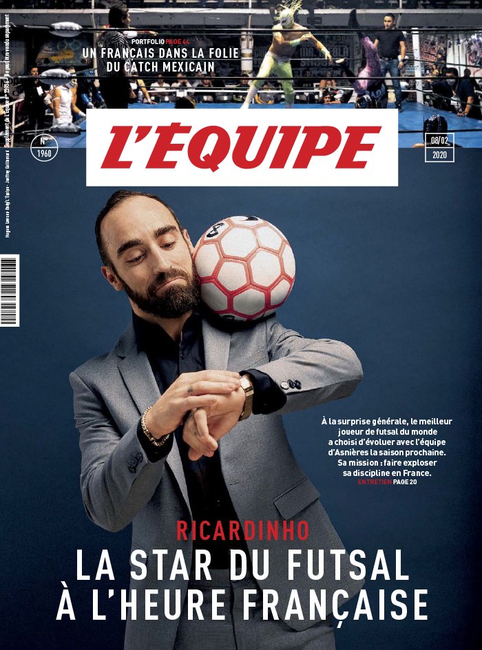 L'Equipe Magazine 08 février 2020 L'Equipe Magazine N°1960 du 08 février 2020 à télécharger sur iPad