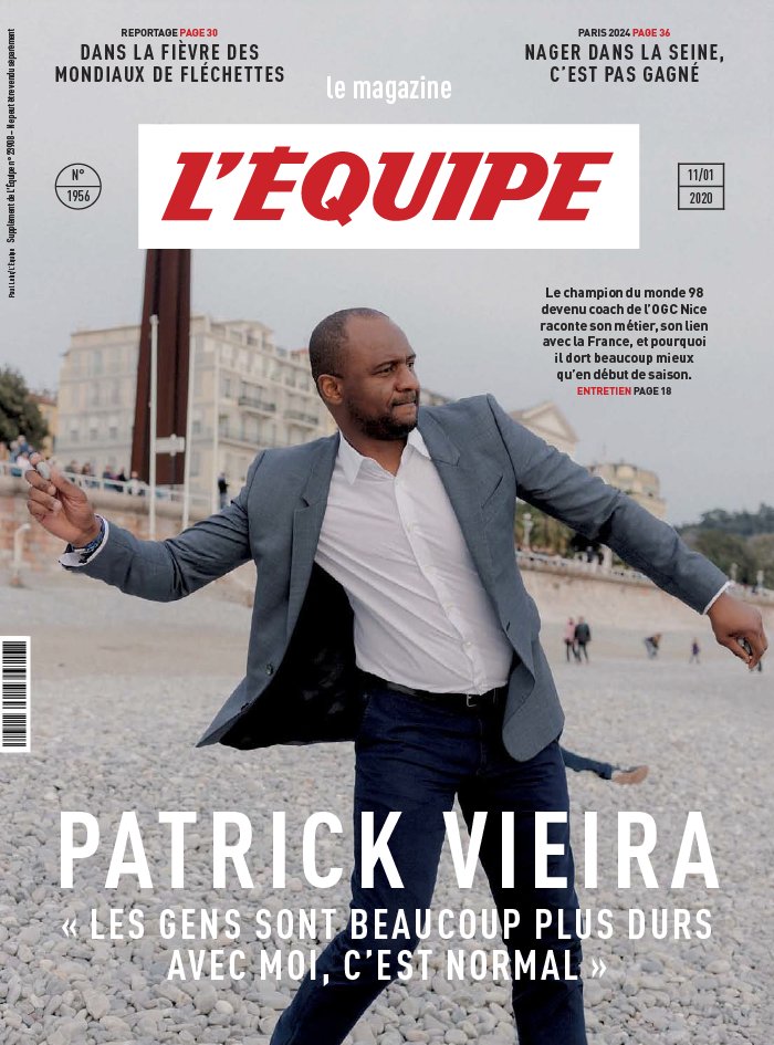 L'Equipe Magazine 10 janvier 2020 L'Equipe Magazine N°1956 du 10 janvier 2020 à télécharger sur iPad