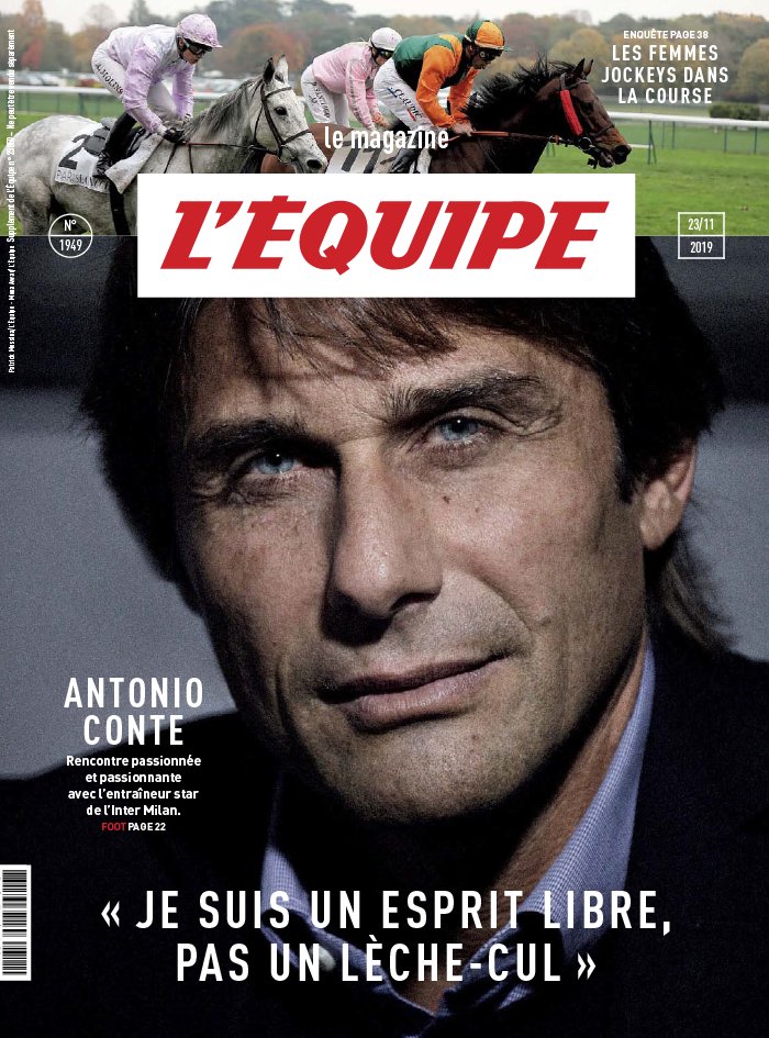 L'Equipe Magazine 22 novembre 2019 L'Equipe Magazine N°1949 du 22 novembre 2019 à télécharger sur iPad