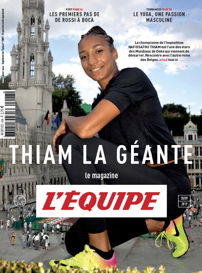 L'Equipe Magazine 27 septembre 2019 L'Equipe Magazine N°1941 du 27 septembre 2019 à télécharger sur iPad