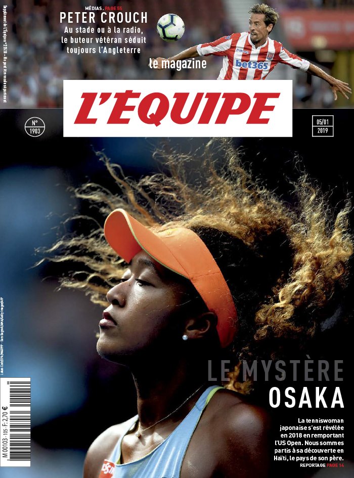 L'Equipe Magazine 05 janvier 2019 L'Equipe Magazine N°1903 du 05 janvier 2019 à télécharger sur iPad