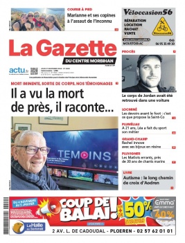 Lisez La Gazette du Centre Morbihan du 21 novembre 2024 sur ePresse.fr