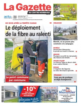 La Gazette du Centre Morbihan N°2283 du 23 mai 2024 à télécharger sur iPad