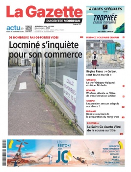 La Gazette du Centre Morbihan N°2280 du 02 mai 2024 à télécharger sur iPad