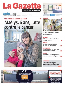 La Gazette du Centre Morbihan N°2279 du 25 avril 2024 à télécharger sur iPad