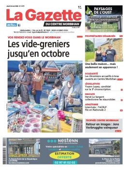 La Gazette du Centre Morbihan N°2179 du 26 mai 2022 à télécharger sur iPad