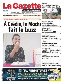 La Gazette du Centre Morbihan N°2144 du 23 septembre 2021 à télécharger sur iPad