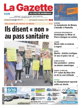 La Gazette du Centre Morbihan N°2142 du 09 septembre 2021 à télécharger sur iPad