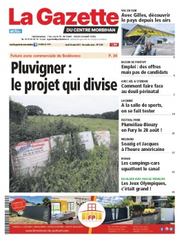La Gazette du Centre Morbihan N°2140 du 26 août 2021 à télécharger sur iPad