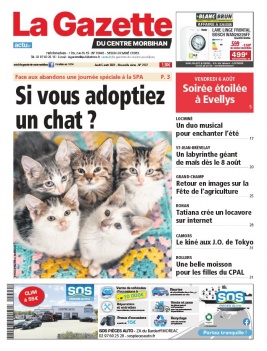 La Gazette du Centre Morbihan N°2137 du 05 août 2021 à télécharger sur iPad