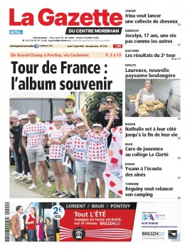 La Gazette du Centre Morbihan N°2132 du 01 juillet 2021 à télécharger sur iPad