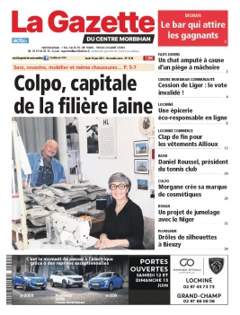 La Gazette du Centre Morbihan N°2129 du 10 juin 2021 à télécharger sur iPad