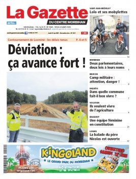 La Gazette du Centre Morbihan N°2127 du 27 mai 2021 à télécharger sur iPad