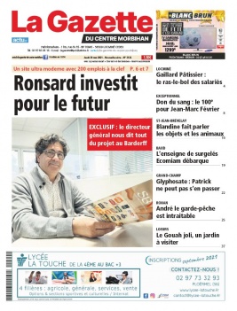 La Gazette du Centre Morbihan N°2126 du 20 mai 2021 à télécharger sur iPad