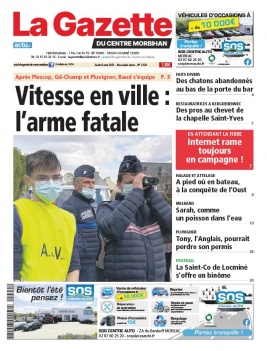 La Gazette du Centre Morbihan N°2124 du 06 mai 2021 à télécharger sur iPad