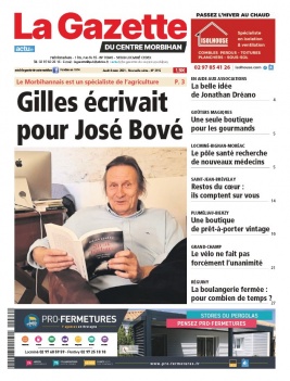 La Gazette du Centre Morbihan N°2115 du 04 mars 2021 à télécharger sur iPad