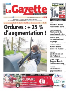 La Gazette du Centre Morbihan N°2104 du 17 décembre 2020 à télécharger sur iPad