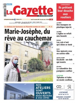 La Gazette du Centre Morbihan N°2099 du 12 novembre 2020 à télécharger sur iPad