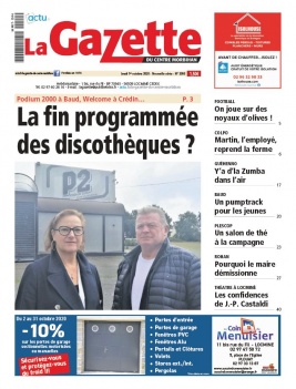 La Gazette du Centre Morbihan N°2093 du 01 octobre 2020 à télécharger sur iPad