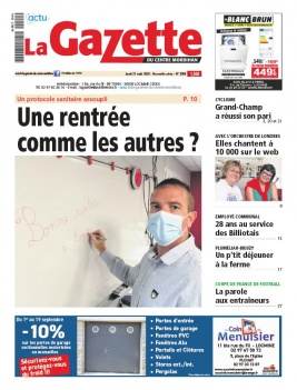 La Gazette du Centre Morbihan N°2088 du 27 août 2020 à télécharger sur iPad