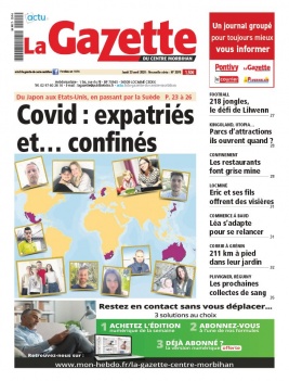 La Gazette du Centre Morbihan N°2070 du 23 avril 2020 à télécharger sur iPad