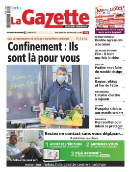 La Gazette du Centre Morbihan N°2066 du 26 mars 2020 à télécharger sur iPad