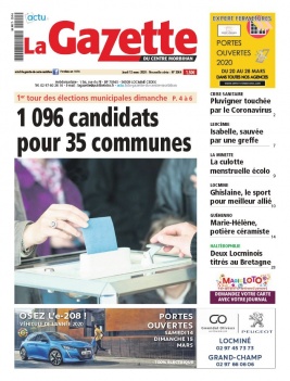 La Gazette du Centre Morbihan N°2064 du 12 mars 2020 à télécharger sur iPad
