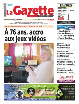 La Gazette du Centre Morbihan N°2060 du 13 février 2020 à télécharger sur iPad