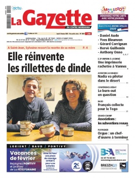 La Gazette du Centre Morbihan N°2059 du 06 février 2020 à télécharger sur iPad