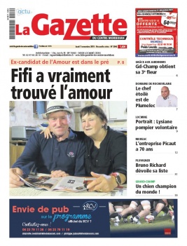 La Gazette du Centre Morbihan N°2046 du 07 novembre 2019 à télécharger sur iPad
