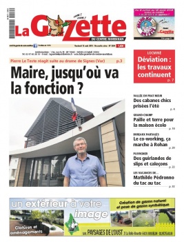 La Gazette du Centre Morbihan N°2034 du 16 août 2019 à télécharger sur iPad