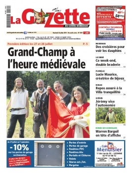 La Gazette du Centre Morbihan N°2031 du 26 juillet 2019 à télécharger sur iPad