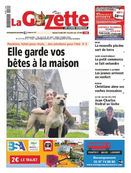 La Gazette du Centre Morbihan N°2029 du 12 juillet 2019 à télécharger sur iPad