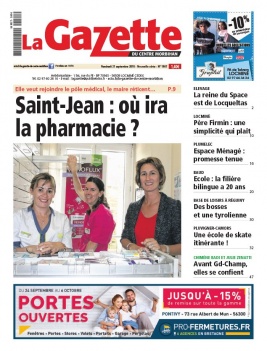 La Gazette du Centre Morbihan N°1987 du 21 septembre 2018 à télécharger sur iPad