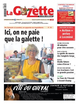 La Gazette du Centre Morbihan N°1981 du 10 août 2018 à télécharger sur iPad