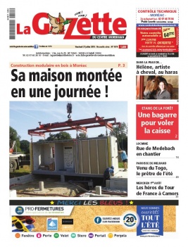 La Gazette du Centre Morbihan N°1979 du 27 juillet 2018 à télécharger sur iPad